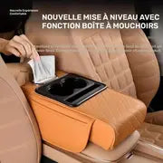 Organiseur Accoudoir Multifonction avec Porte-Gobelet